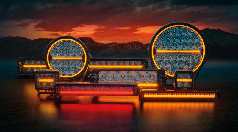 Oświetlenie LED STRANDS w samochodzie terenowym: od reflektorów po lampy robocze.